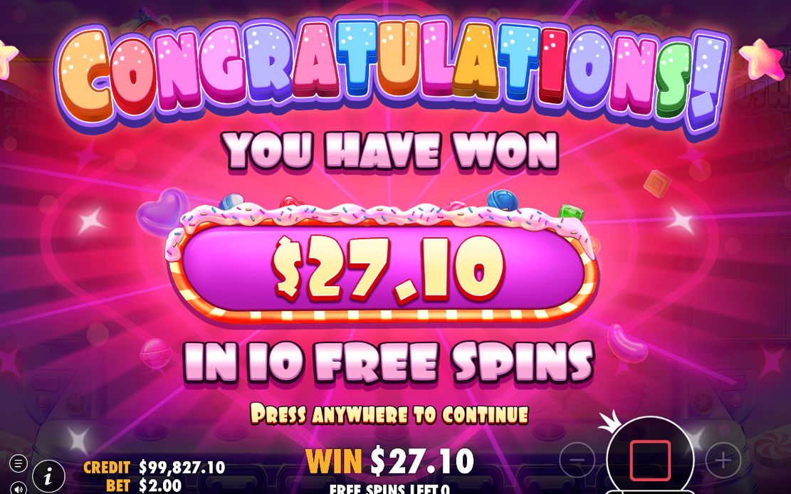 Multiplier Spot marked by exploding symbols, adding to the win